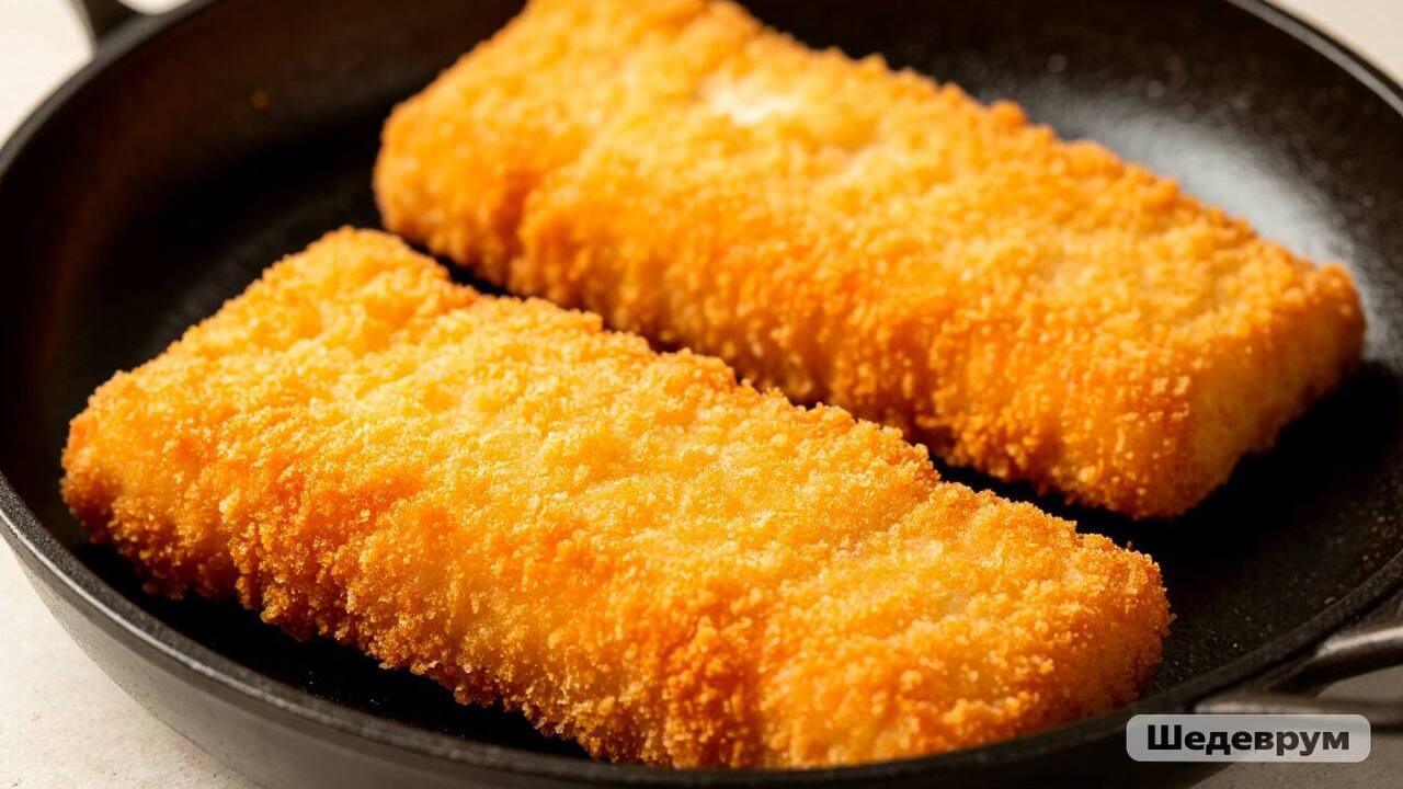 Все мы любим жареную рыбу с золотистой корочкой...
