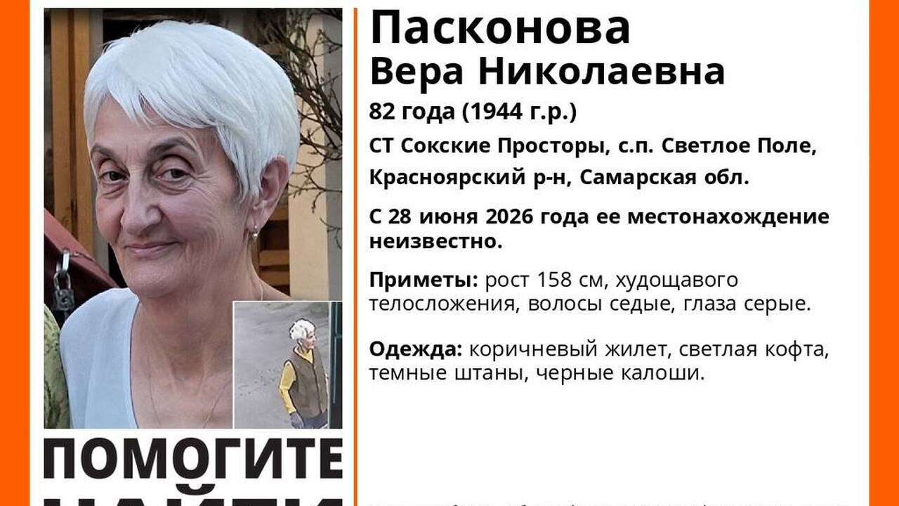 В Красноярском районе начались поиски 82-летней...