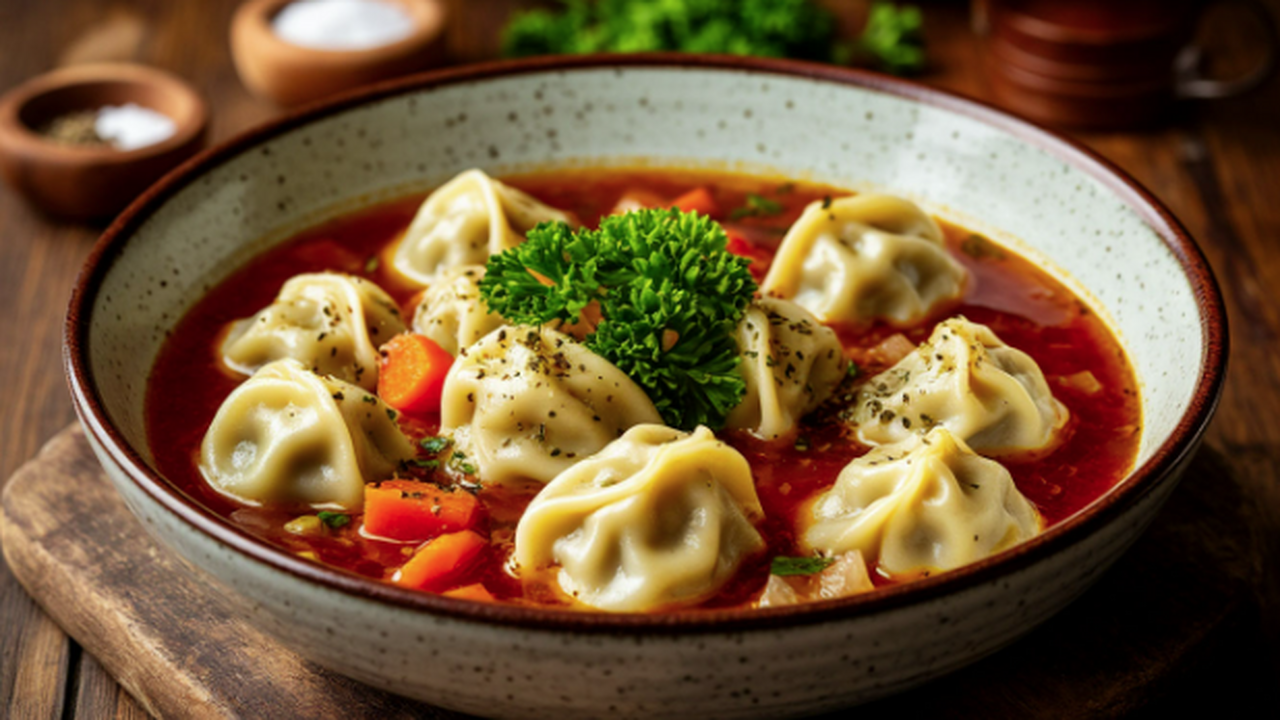 Преобразите привычные пельмени, стушив их в аро...