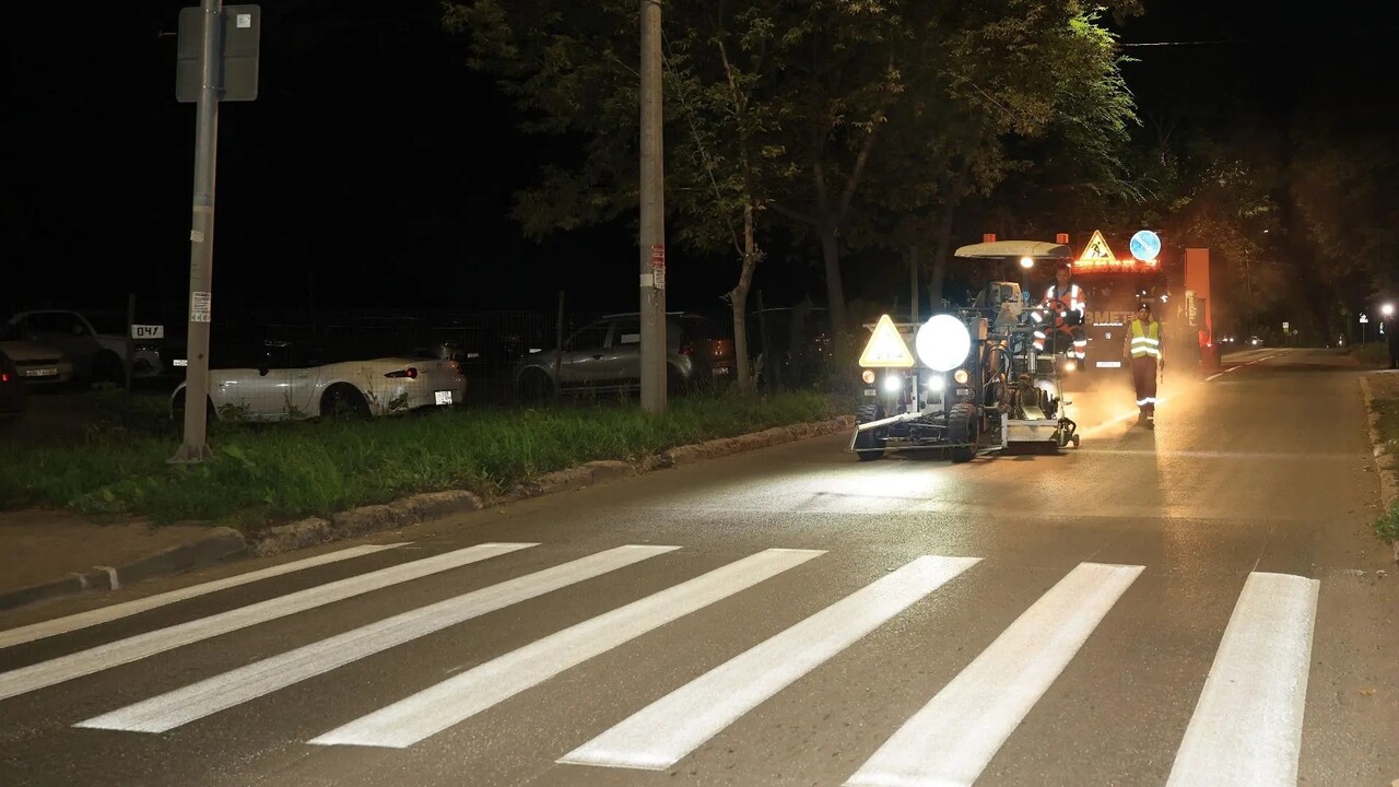 Всего в Самаре дорожную разметку обновили на 16...