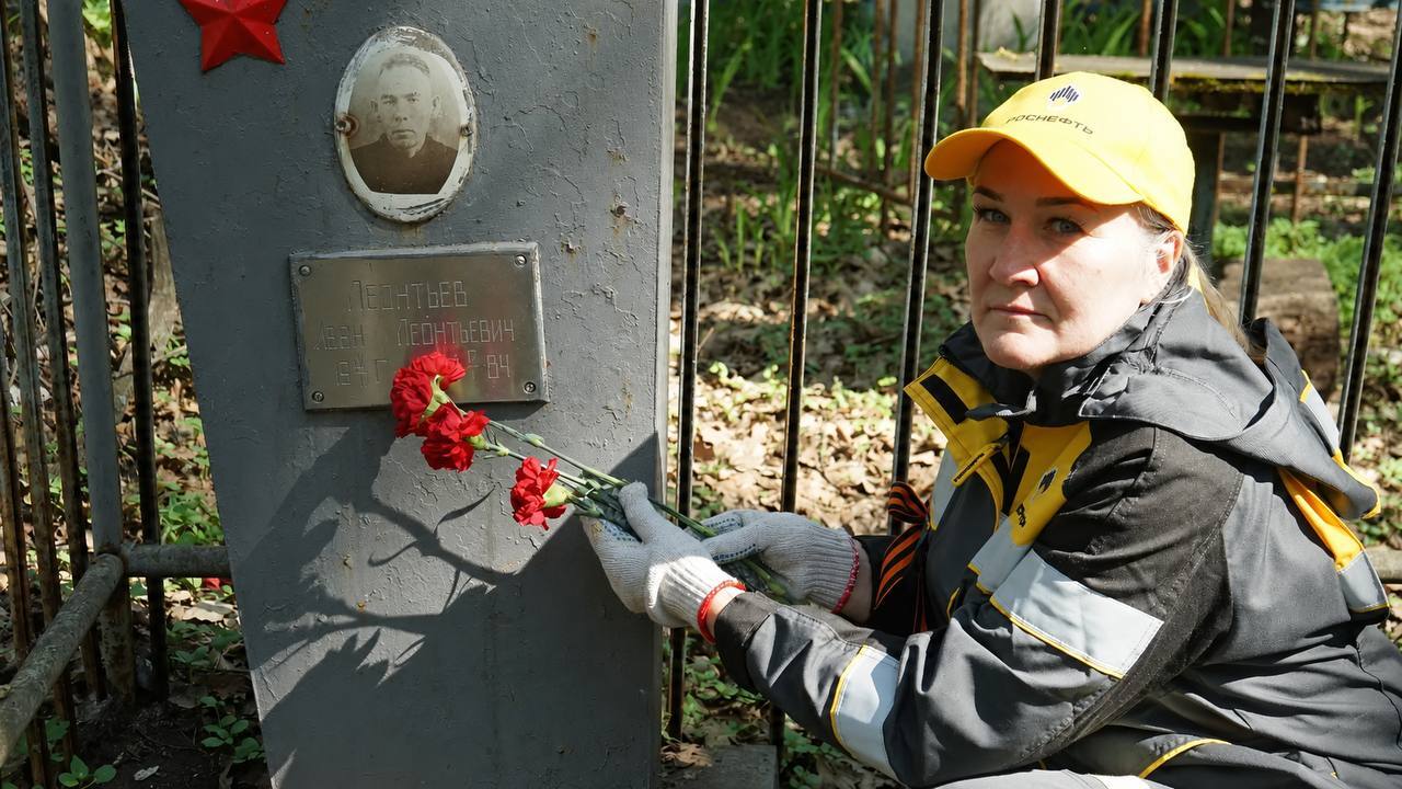 Волонтёры Победы Накануне Дня Победы в рамках всероссийских прое...