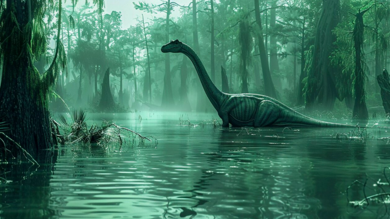 Тираннозавр рекс — самый крупный наземный хищни...