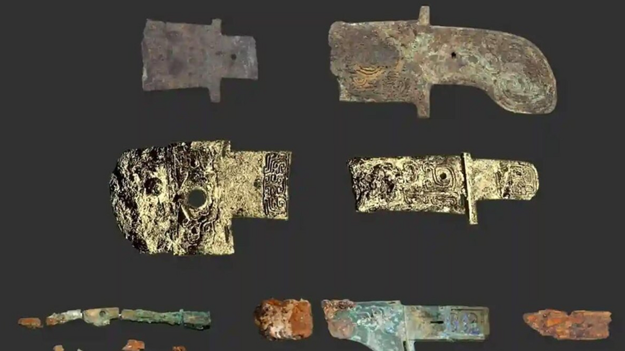 На раскопках в китайском археологическом компле...