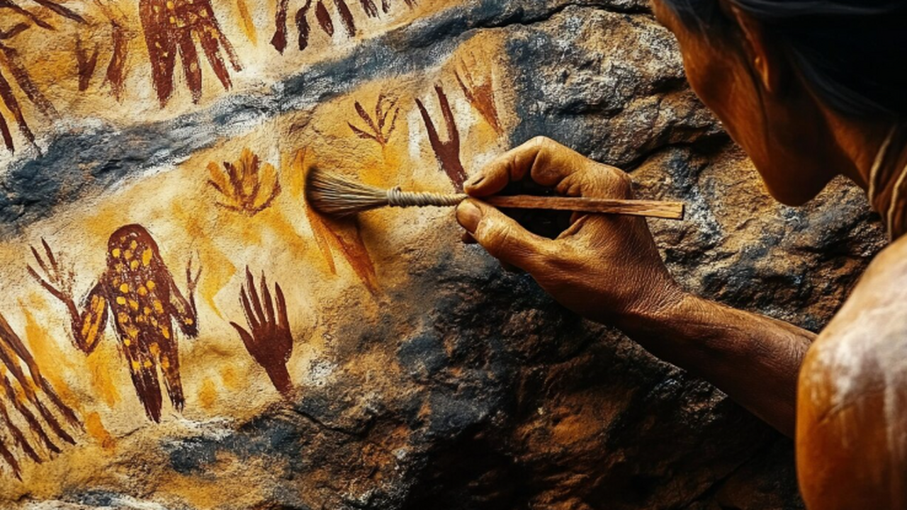 Австралийские археологи нашли наскальные рисунк...