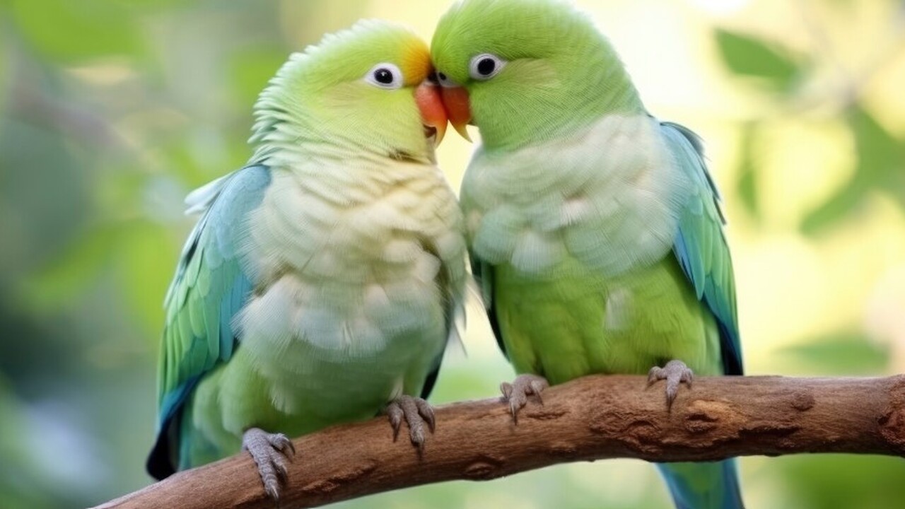 Попугаи-монахи (Myiopsitta monachus), как и мно...