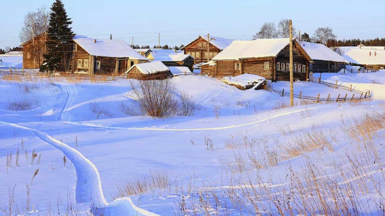 Деревня Бёхово, расположенная в Тульской област...