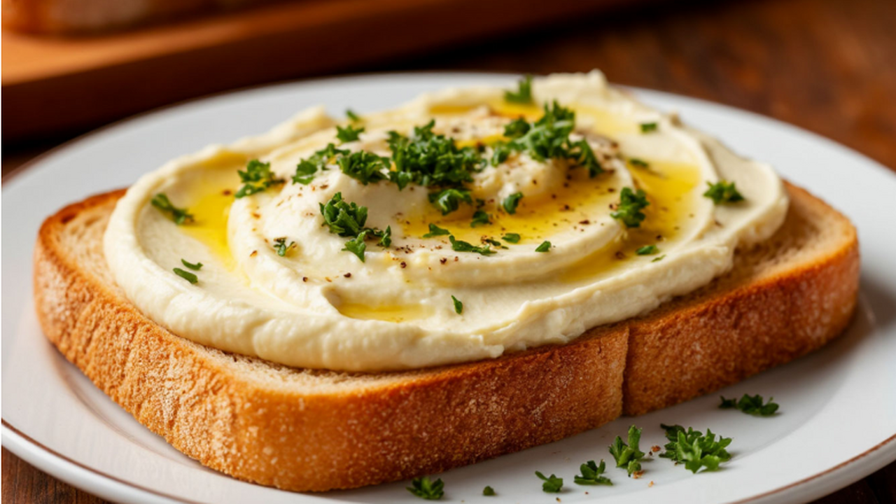 Быстрый и вкусный паштет из плавленого сыра и я...