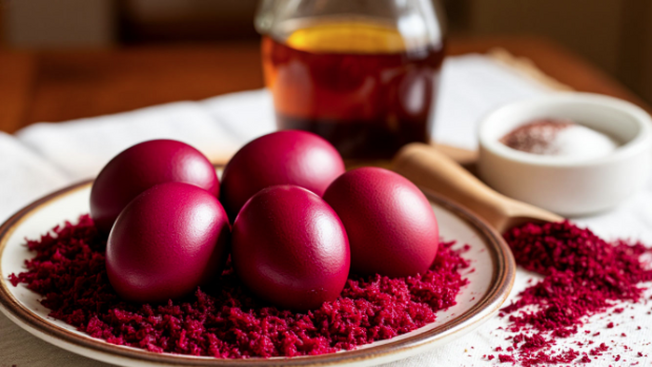 Свекольный сок раскрывает секрет пасхальной пал...