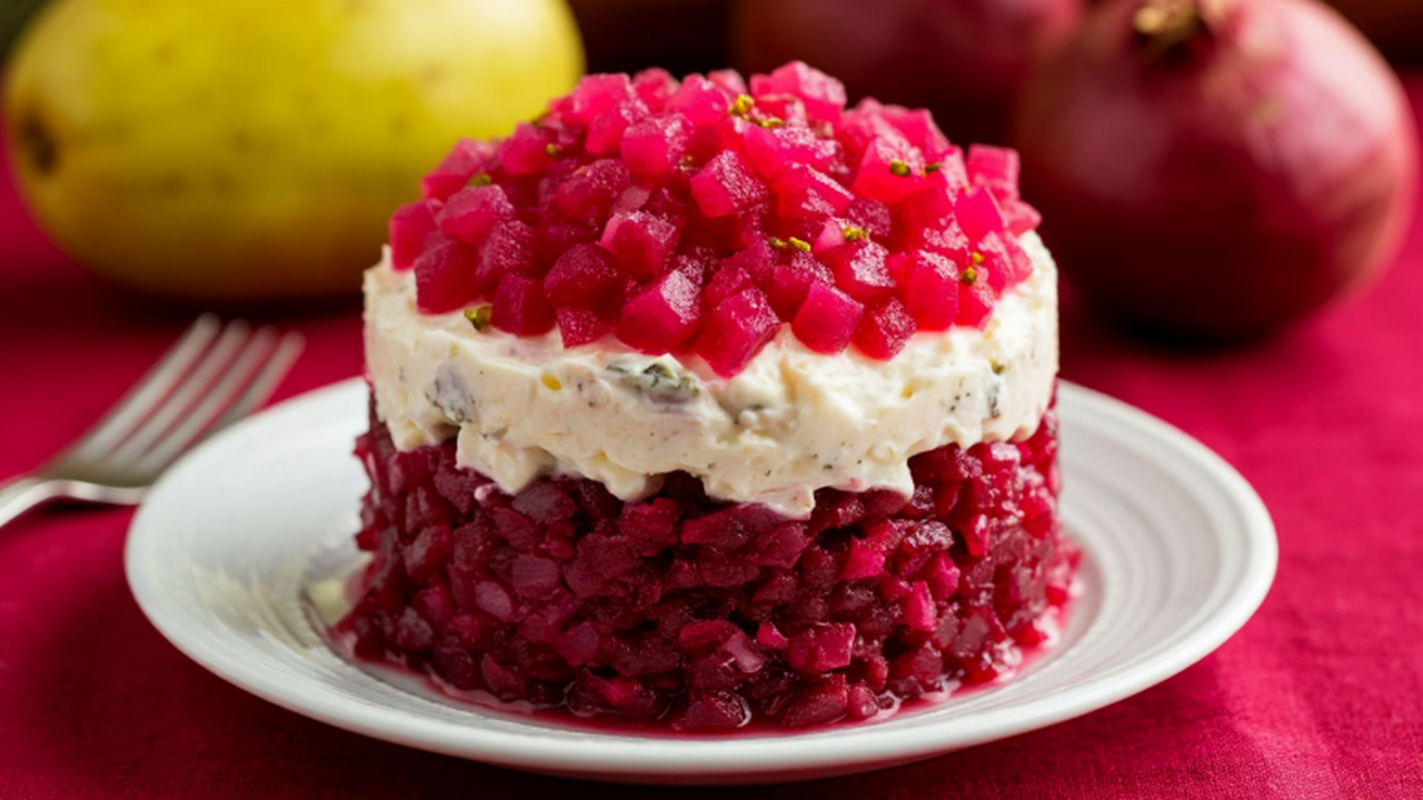 Вместо "Сельди под шубой": приготовьте салат "Король" на новогодний стол — станете настоящим любимчиком Огненной Лошади Салат “Король” с копченой скумбрией: простой ре...