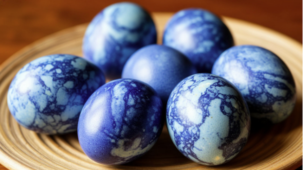 Пасхальный декор: как покрасить яйца в стиле “м...