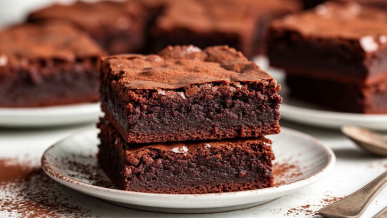Приготовьте нежные шоколадные пирожные из досту...
