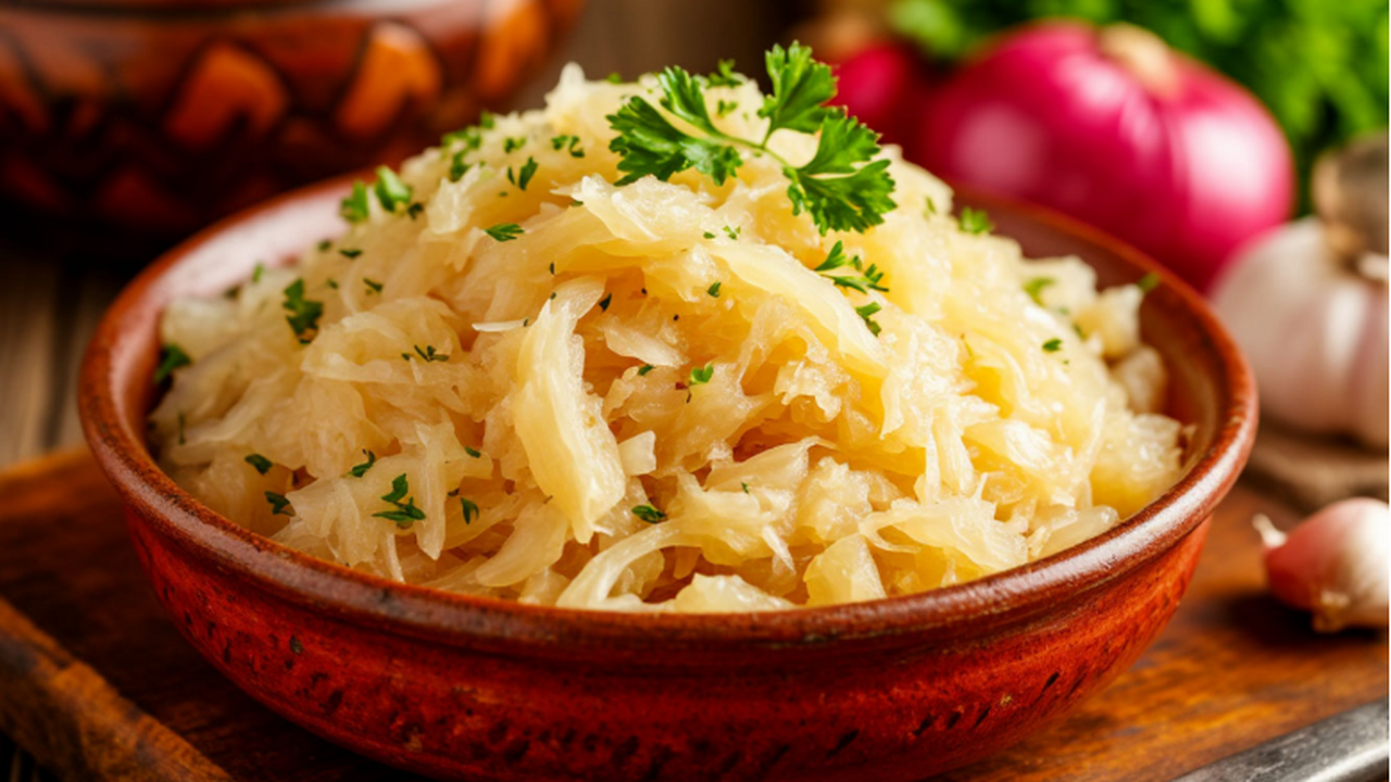 Грузинский салат на зиму: хрустящая капуста, св...