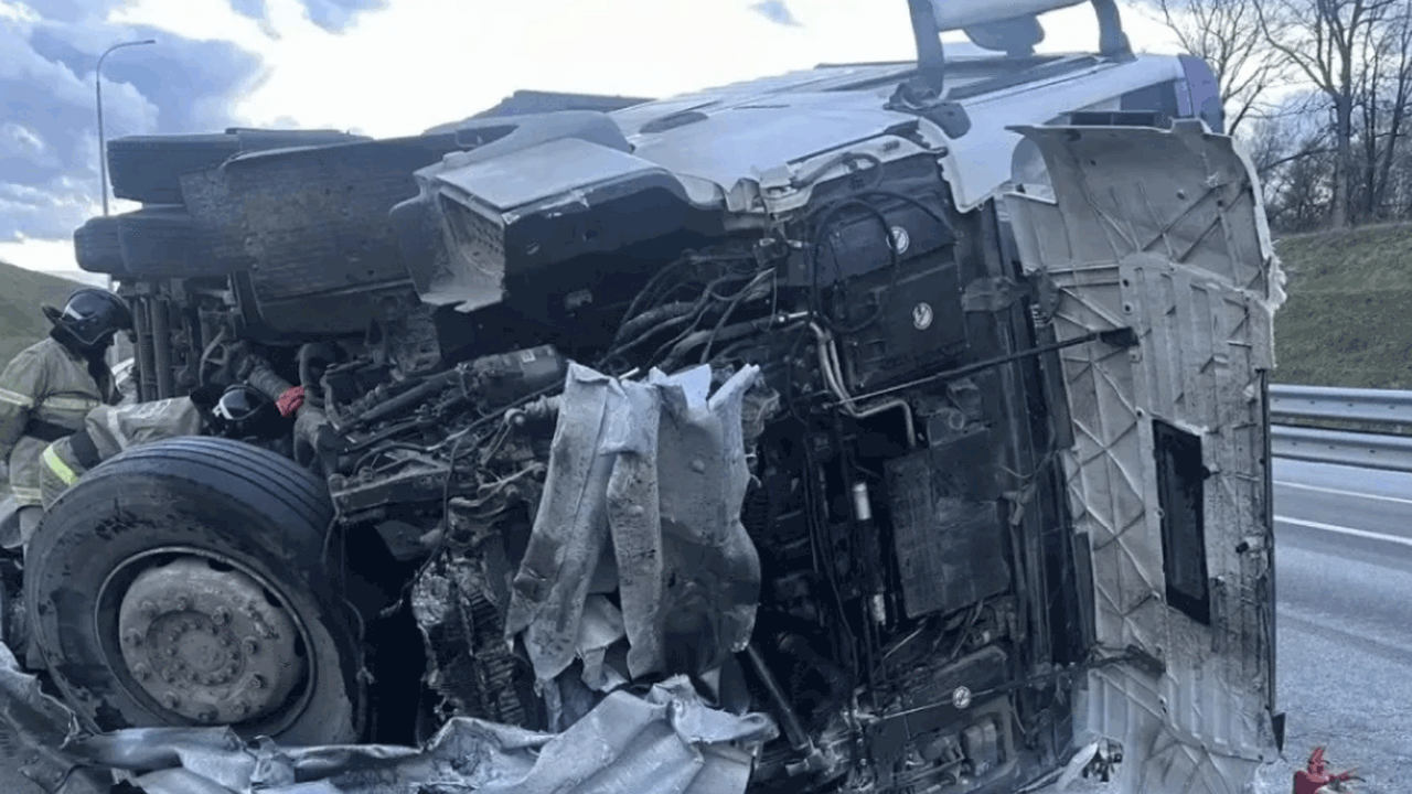 На 31 километре автомобильной дороги федерально...