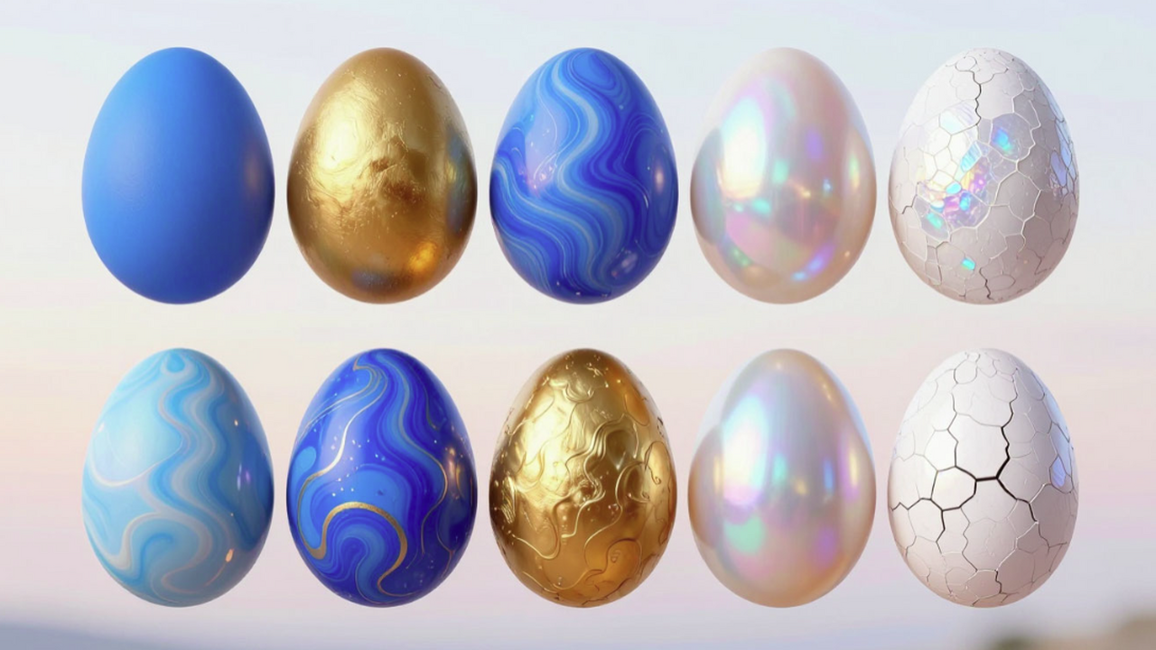 10 креативных способов покрасить яйца на Пасху:...