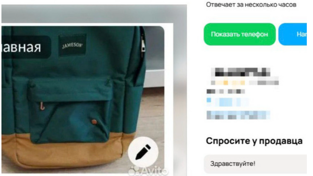 Самарец с помощью Авито пытается продать дешевый рюкзак Jameson за 250 млн руб На сайте объявлений Avito в Самаре появилось пр...