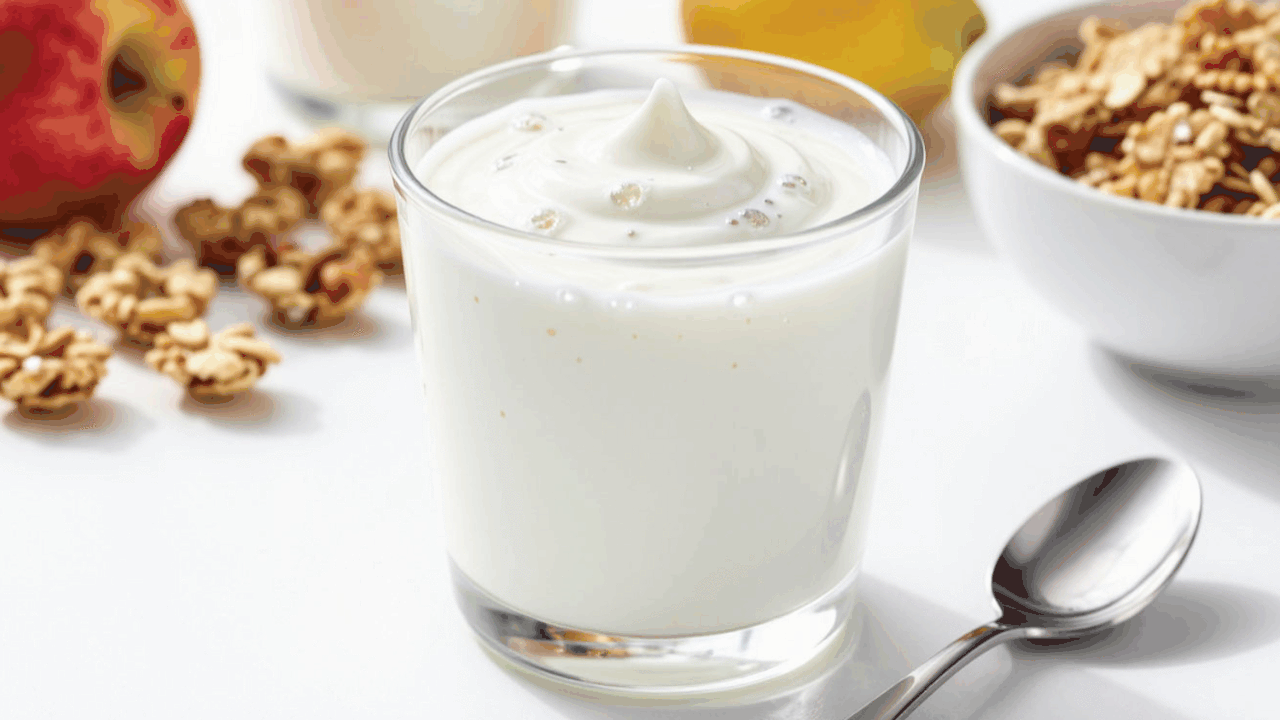 Натуральный йогурт на завтрак: пробиотики для з...