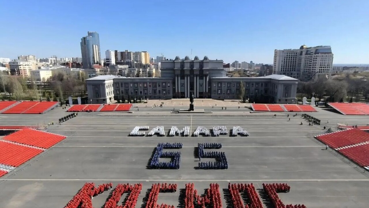 На площади Куйбышева состоялась масштабная акци...