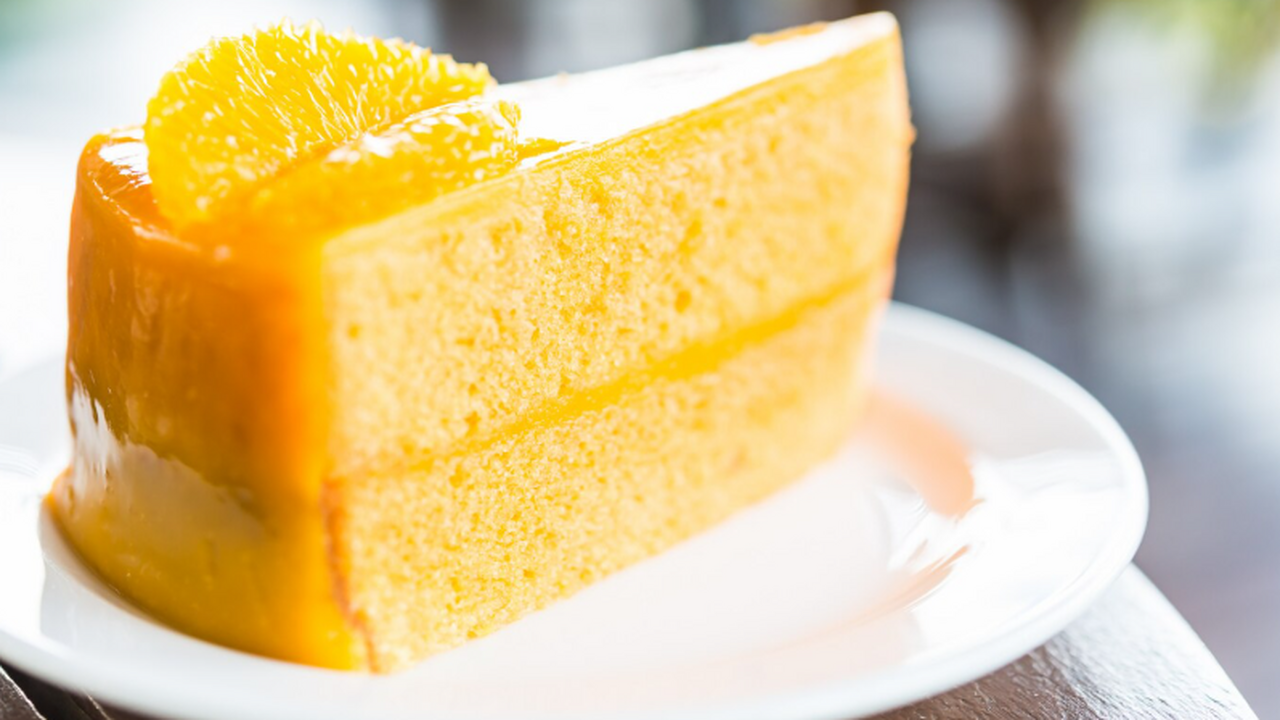 Вот рецепт изысканного торта с лёгким апельсино...