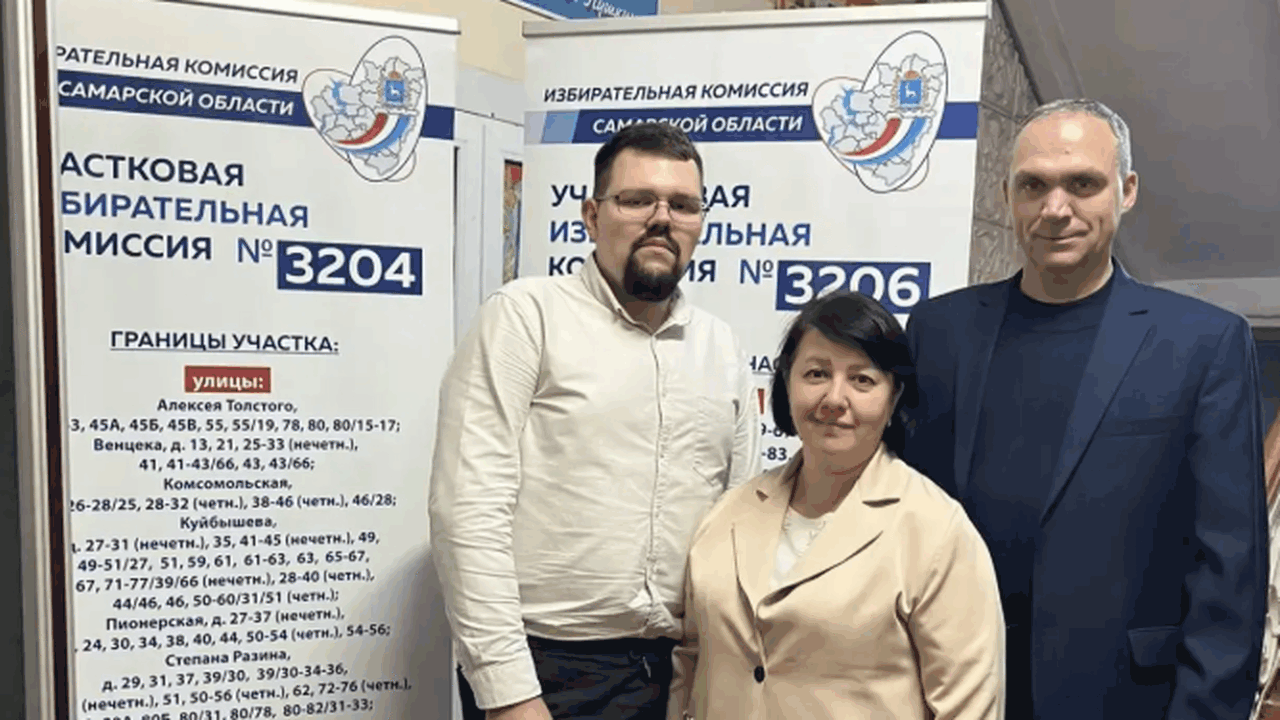 Самарская династия шашистов Дашковых проголосовала на выборах Сегодня на избирательный участок пришла известн...