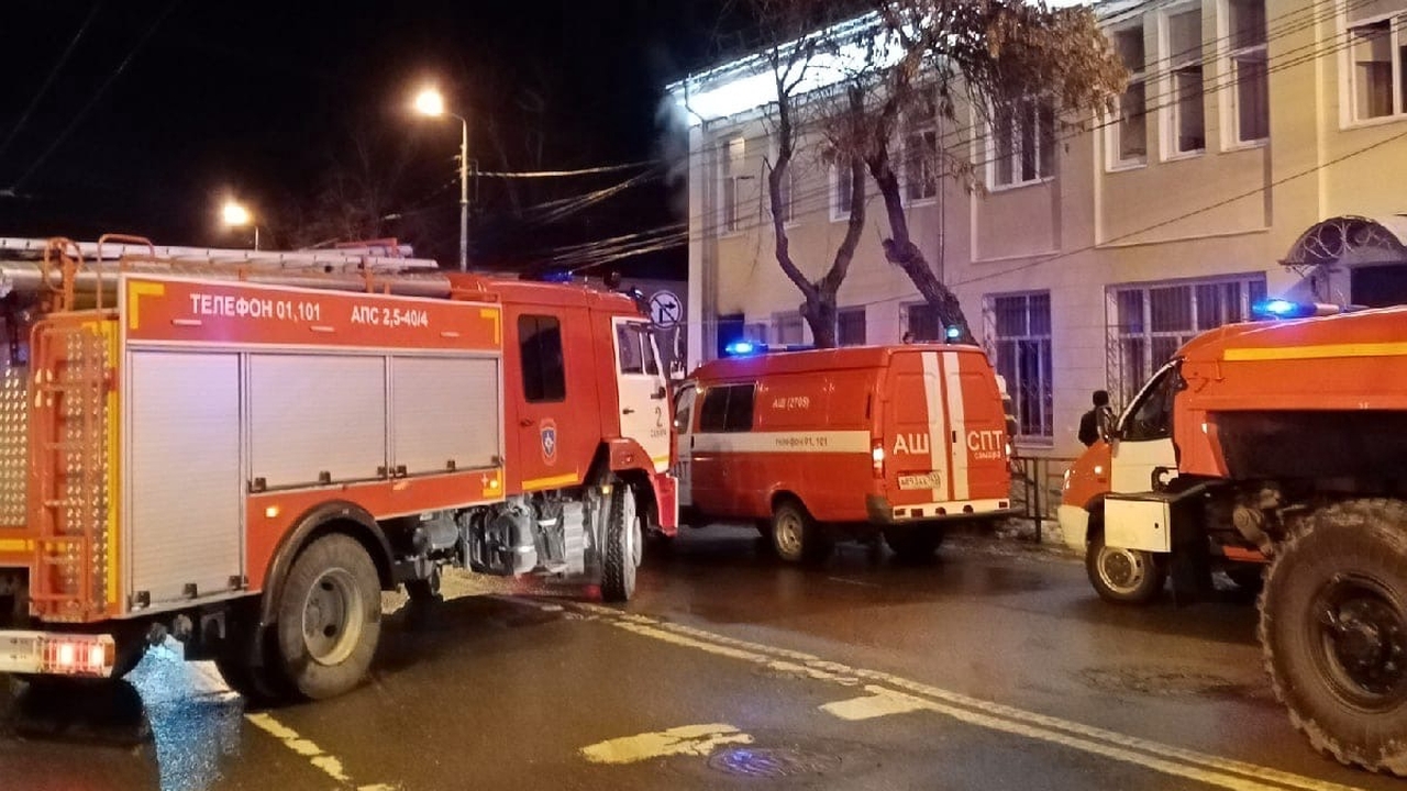 В городе Самаре произошло возгорание в многоэта...