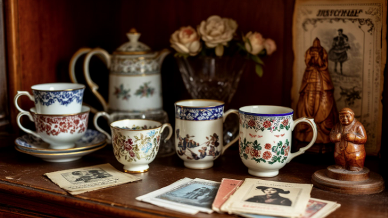 «Одуванчики», «Золотая осень», хрусталь из Чехо...