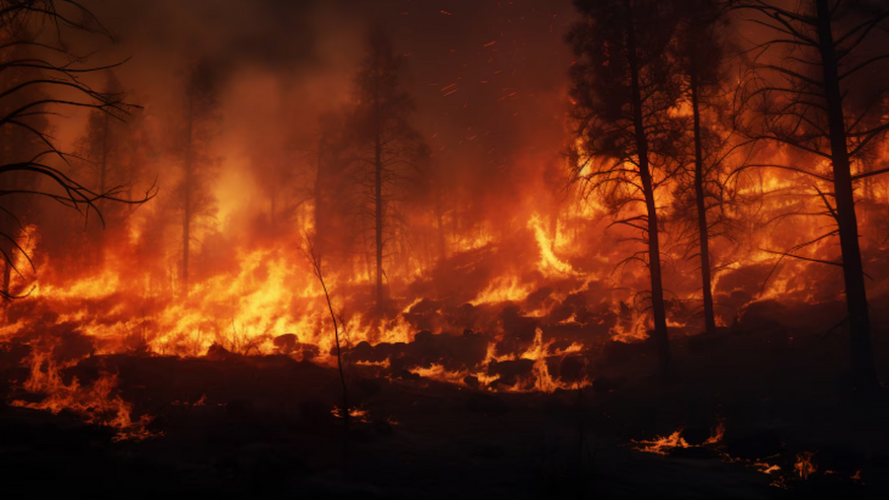 Лесные пожары в России наносят значительный уще...