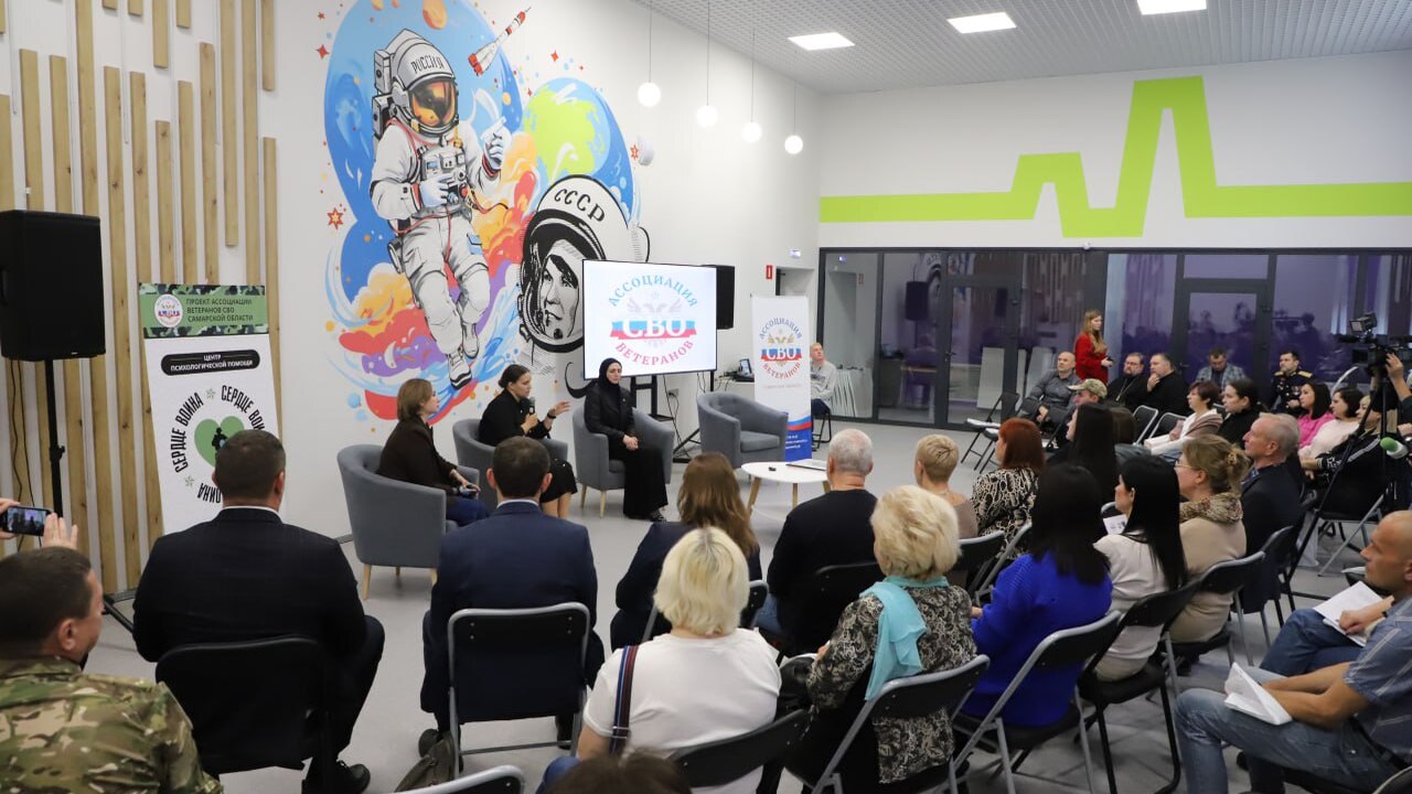 В Самаре на площадке проекта «Сердце воина» сос...