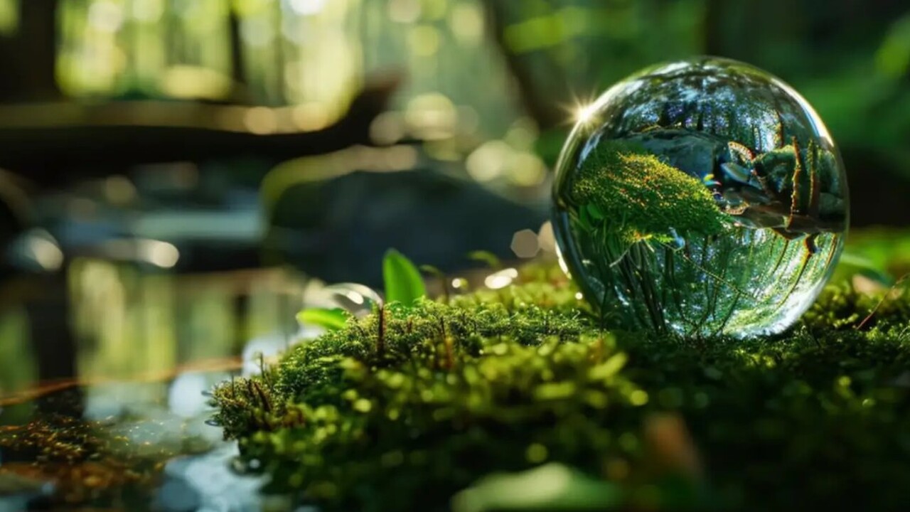 Энцелад, крупнейший ледяной спутник Сатурна с д...