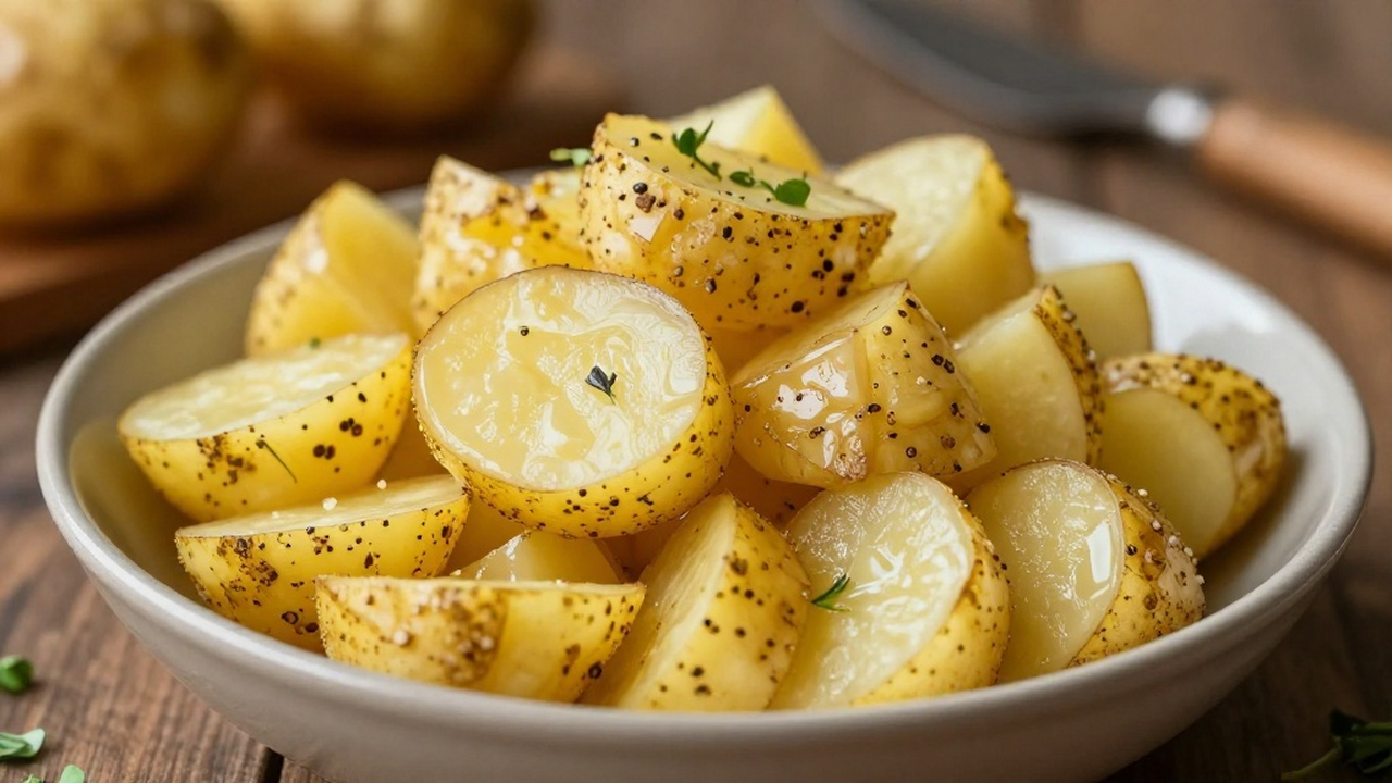 Картошку теперь готовлю только таким способом: 8 минут и мягкий, рассыпчатый гарнир уже готов - идеальный лайфхак для праздничных хлопот с готовкой Забудьте о кастрюле! Картофель до идеального со...