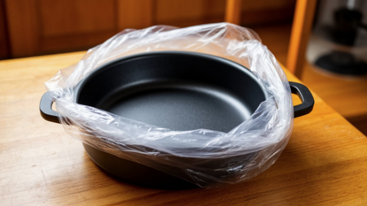 Как очистить пригоревшую сковороду за 1,5 часа:...