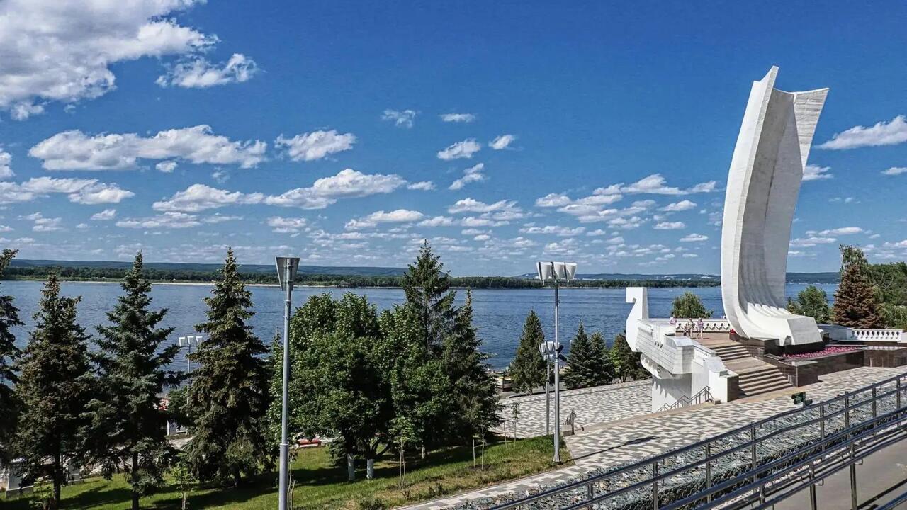 В Самаре будет создан питомник для набережной В Самаре в районе стрелки реки Волги и реки Сам...