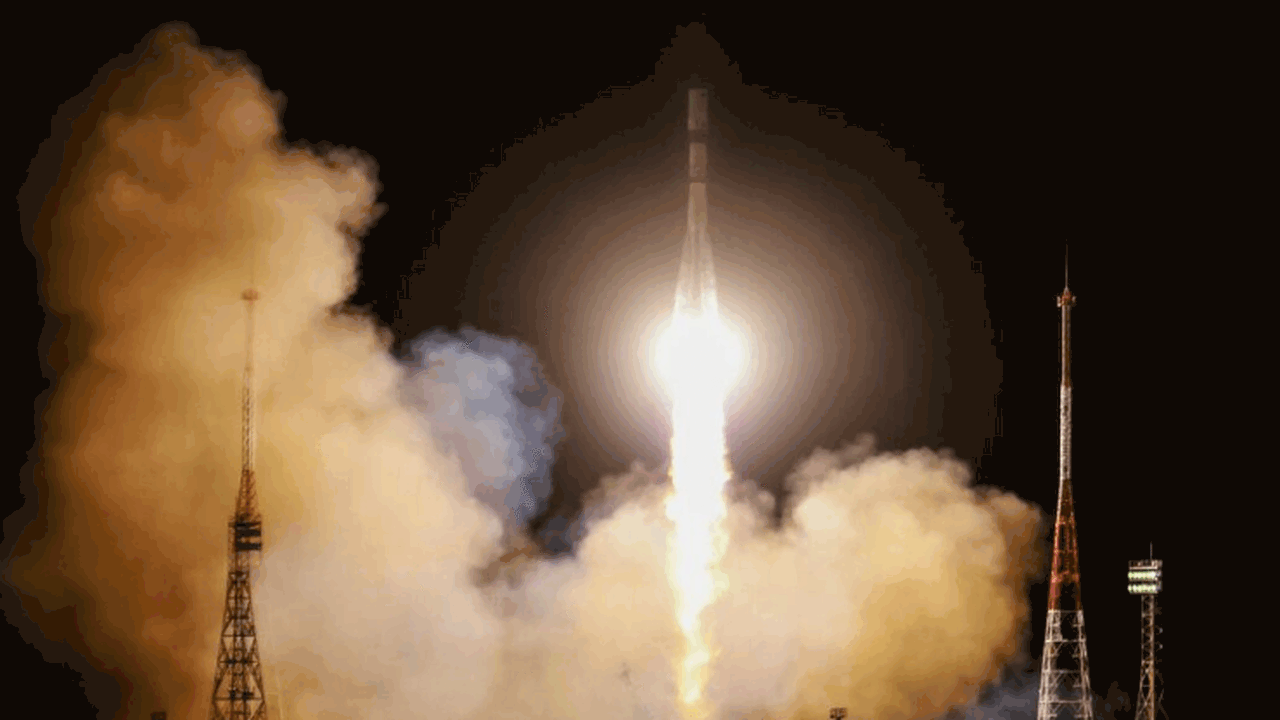 С космодрома Байконур успешно стартовала ракета...