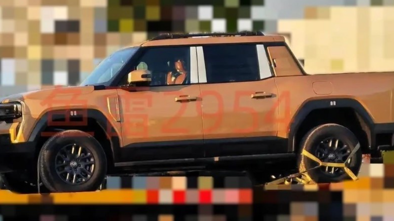 Китайские папарацци впервые сняли на фото новый пикап Jetour F700 без камуфляжа Китайские папарацци впервые официально сфотогра...