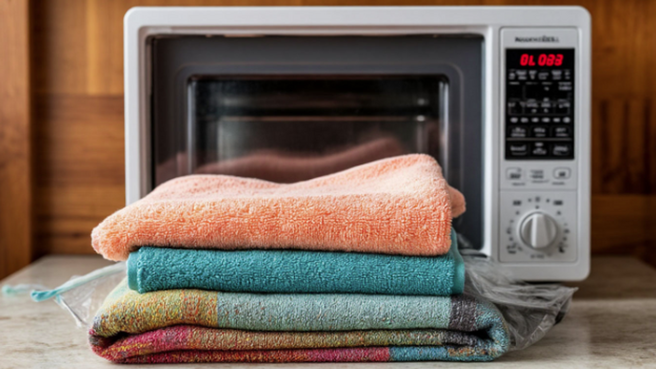 Всего две минуты в микроволновке, кусочек хозяй...