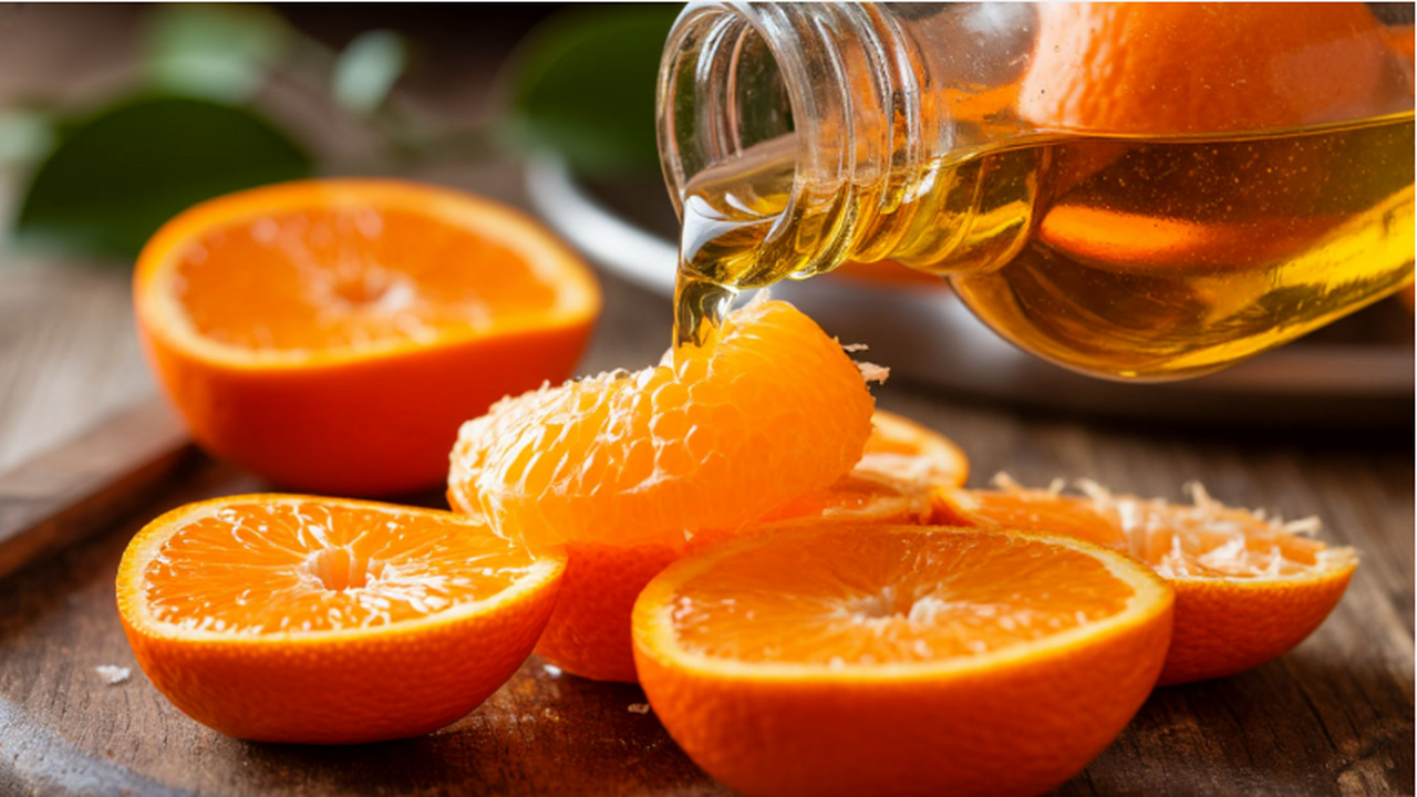 Экологичное чистящее средство из мандариновых к...