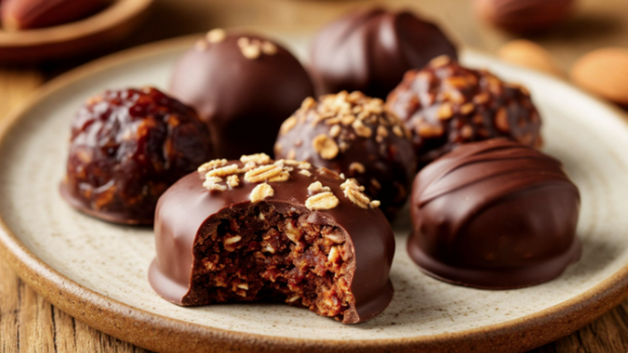 Можно спокойно есть без чувства вины: делаю дома эти конфеты для похудения - сладко, полезно и ни грамма сахара Полезные домашние конфеты из овсянки, фиников и...