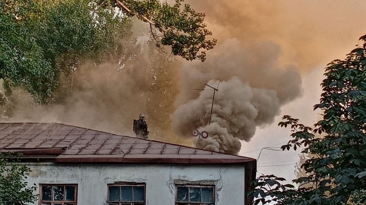 Утром в посёлке Управленческий Красноглинского ...