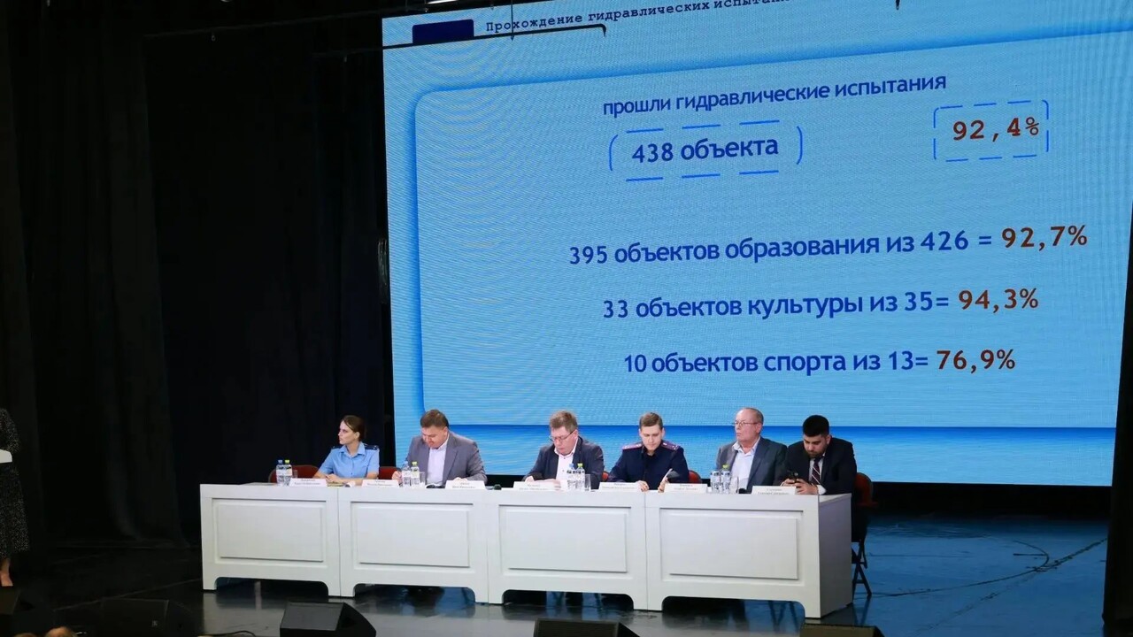 В Самаре более 90% соцобъектов прошли гидравлические испытания Также в городе выявлены замечания к подготовке ...