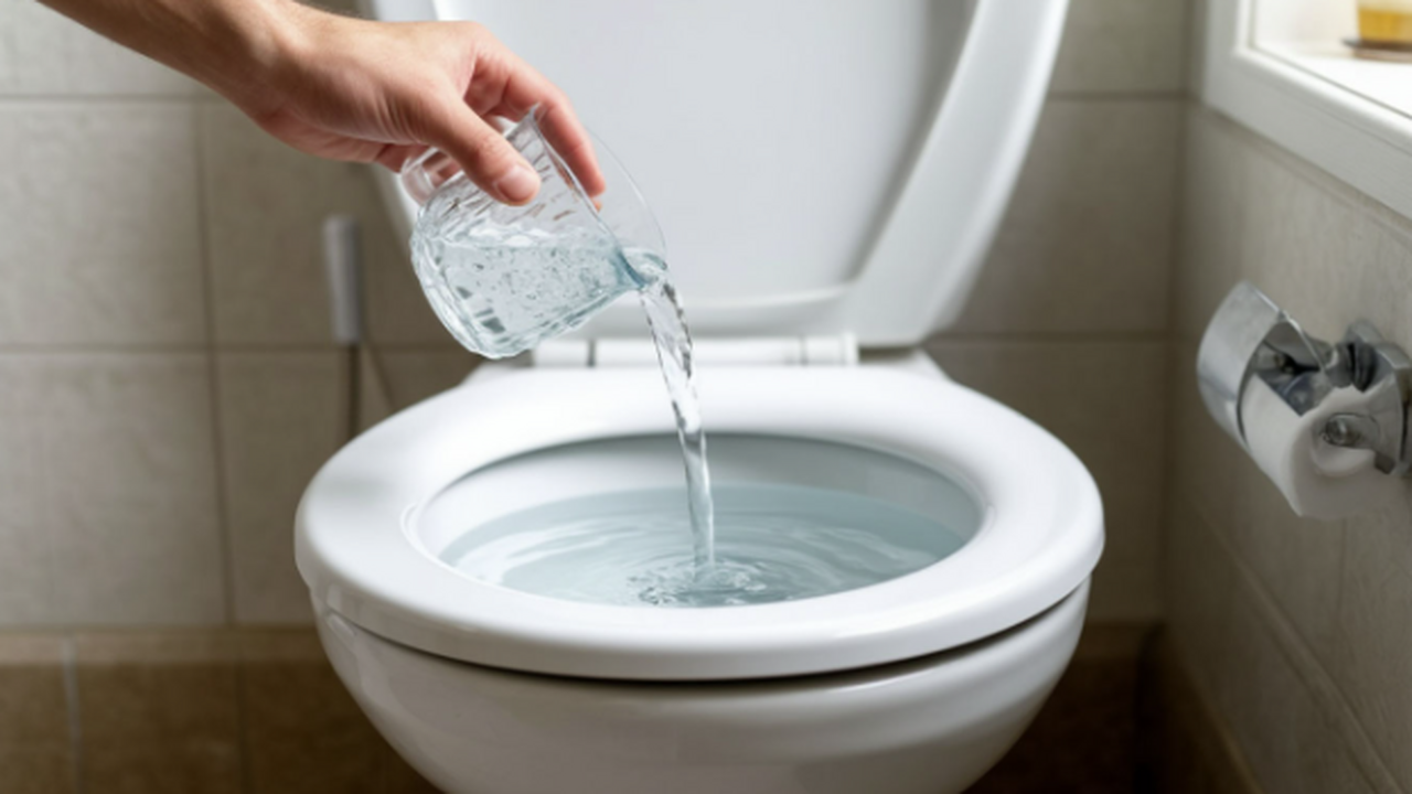 Залейте унитаз уксусом на ночь и забудьте о нал...