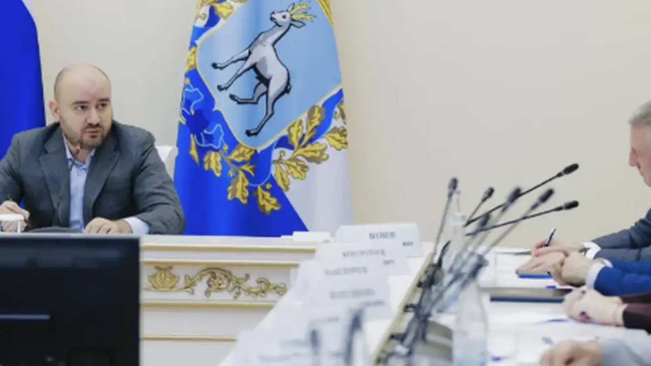 Губернатор Самарской области Вячеслав Федорищев...