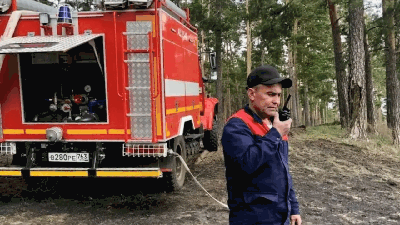 В Самарской области лесные пожары охватили боле...