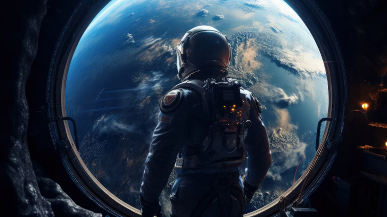 Космический корабль Orion, пилотируемый экипаже...