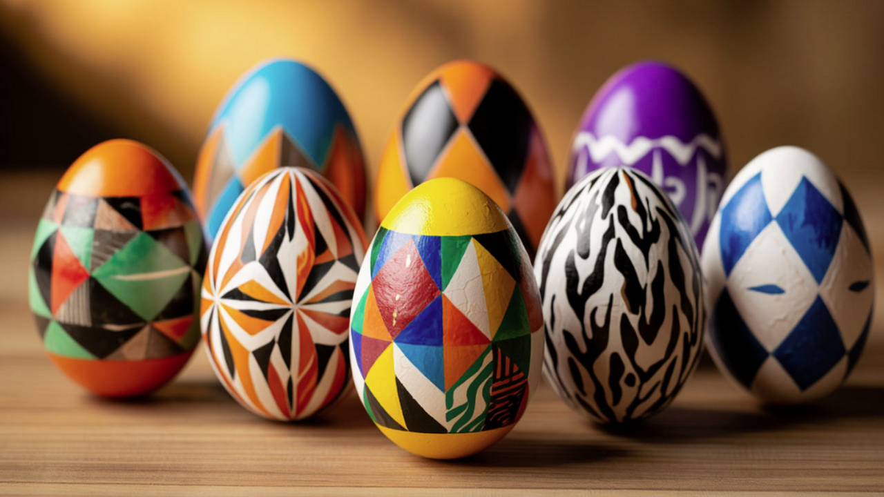 10 креативных способов покрасить яйца к Пасхе: ...