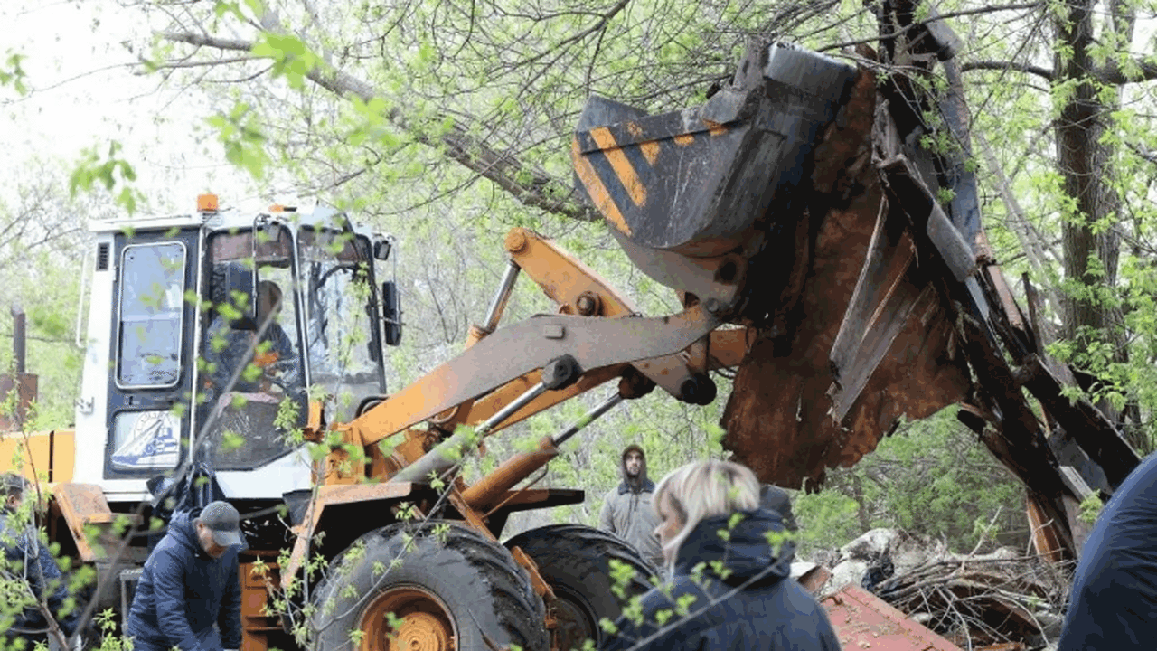 В Самаре в рамках городского субботника был впе...