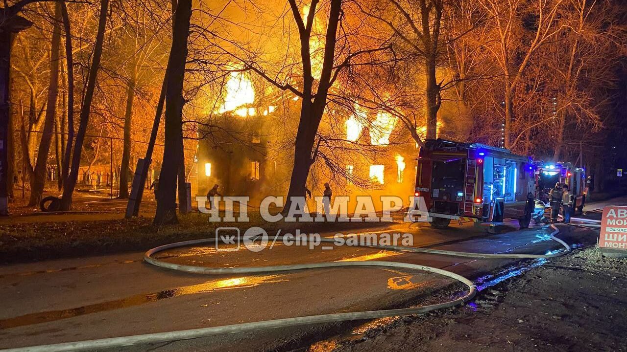 В Самаре этой ночью случилось два похожих пожар...