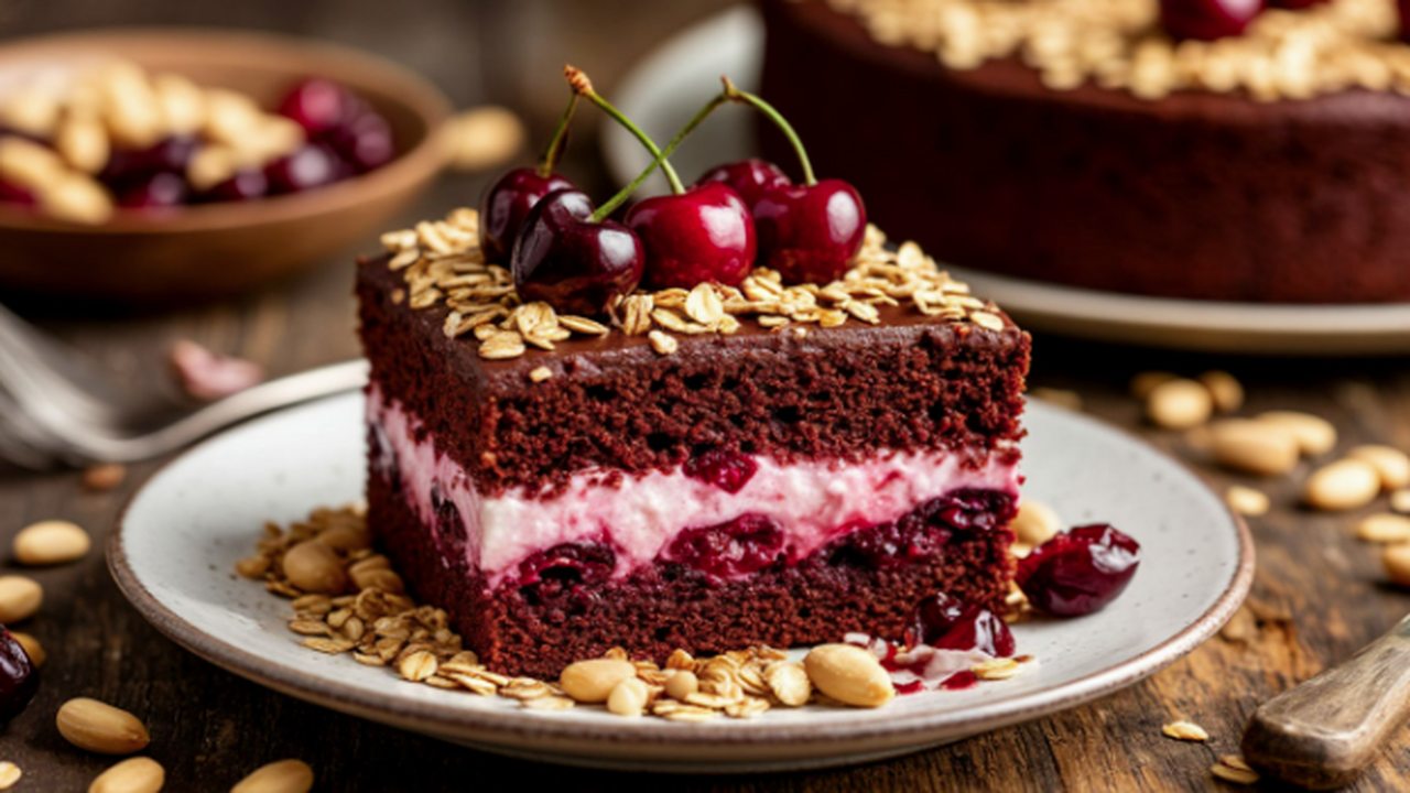 Рецепт без выпечки: нежный шоколадный торт с йо...