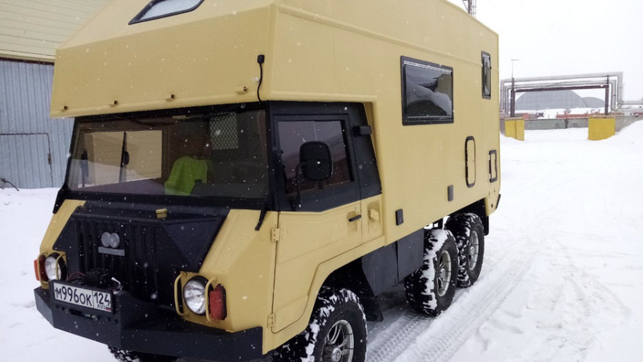 В Сургуте прошел показ нового уникального автодома Pinzgauer 712: сделаны фото В Сургуте был представлен новый автодом, разраб...