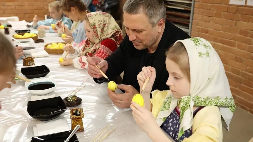 Иван Носков: «Важно напоминать детям о традициях и вере через творчество» В Чистый четверг, 9 апреля, глава городского ок...