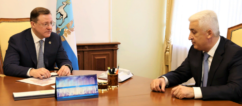 Дмитрий Азаров и Александр Гаврилов обсудили развитие электросетевой инфраструктуры Самарской области