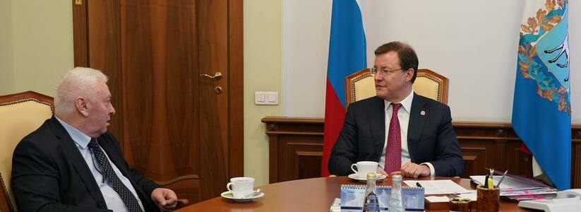 Губернатор Самарской области встретился с главой Клявлинского района Иваном Соловьевым
